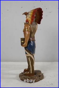 48 Tobacco Cigar Store Indian Native American Statue Collectible