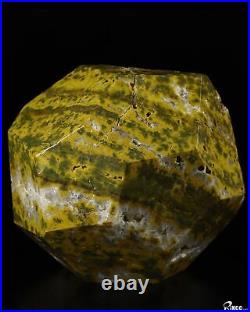 4.1 Ocean Jasper Carved Crystal Dodecahedron Crystal Healing