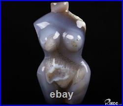 4.6 Agate Carved body Crystal Mother earth, Crystal Healing