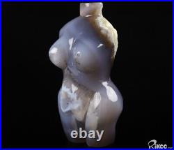 4.6 Agate Carved body Crystal Mother earth, Crystal Healing