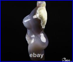 4.6 Agate Carved body Crystal Mother earth, Crystal Healing