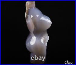 4.6 Agate Carved body Crystal Mother earth, Crystal Healing