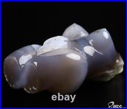 4.6 Agate Carved body Crystal Mother earth, Crystal Healing