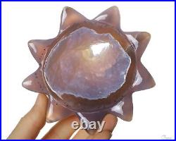 4.8 Agate Geode Crystal Sun, Crystal Healing