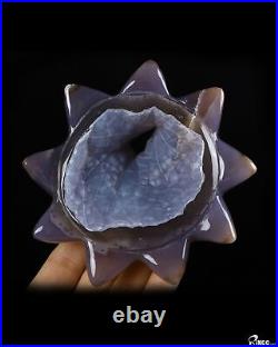 4.8 Agate Geode Crystal Sun, Crystal Healing