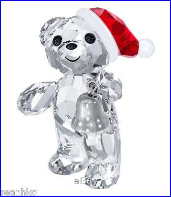 5003400 Kris Bear Christmas Annual Edition 2013 Santa Bell Crystal Swarovski
