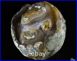 5.2 Agate Hand Carved Crystal Dinosaur Sculpture, Crystal Healing