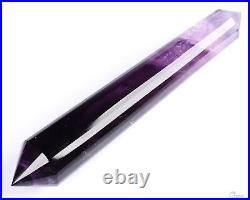 5.2 Amethyst Carved Faceted Crystal Wand/Point, Crystal Healing