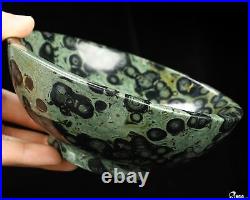 6.3 Kambaba Jasper Hand Carved Crystal Bowl, Crystal Healing