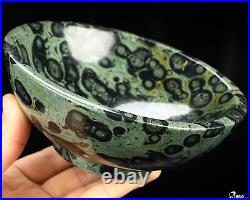 6.3 Kambaba Jasper Hand Carved Crystal Bowl, Crystal Healing