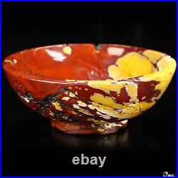 6.5 Mookaite Jasper Hand Carved Crystal Bowl, Crystal Healing