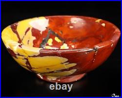 6.5 Mookaite Jasper Hand Carved Crystal Bowl, Crystal Healing