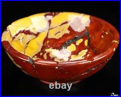 6.5 Mookaite Jasper Hand Carved Crystal Bowl, Crystal Healing