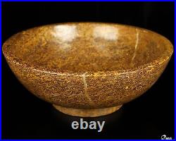 8.3 Elephant Skin Jasper Hand Carved Crystal Bowl, Crystal Healing