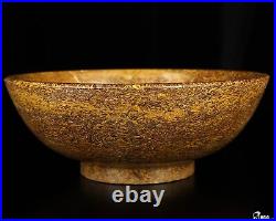 8.3 Elephant Skin Jasper Hand Carved Crystal Bowl, Crystal Healing