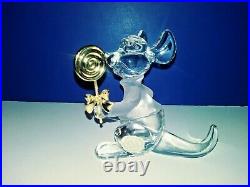 8 Retired Disney Lenox Winnie the Pooh Crystal Figurines, Retired 2004 M/C