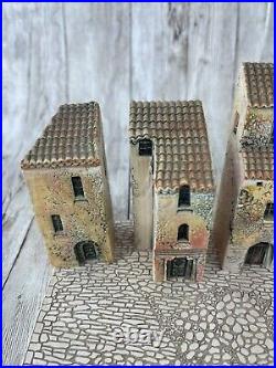 9X Dominique Gault Miniature Ceramic Buildings France House Paris Provence