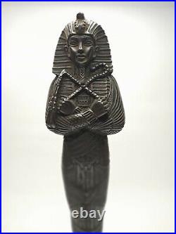 ANCIENT EGYPTIAN ANTIQUE PHARAONIC Egypt Statue King Tutankhamun Head Snack