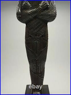 ANCIENT EGYPTIAN ANTIQUE PHARAONIC Egypt Statue King Tutankhamun Head Snack