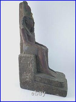 ANCIENT EGYPTIAN ANTIQUE STATUE Pharaoh Egypt King Ramses 1279-1213 Bc