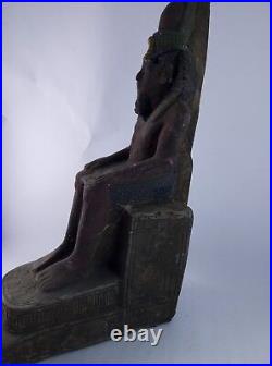 ANCIENT EGYPTIAN ANTIQUE STATUE Pharaoh Egypt King Ramses 1279-1213 Bc