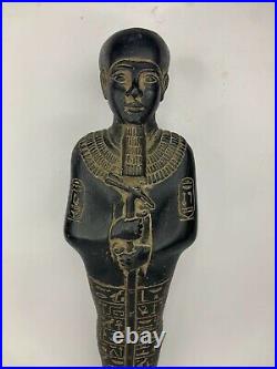 ANCIENT EGYPTIAN PHARAONIC STATUE God Ptah Crafts & Architects Magic Hiroglyphic