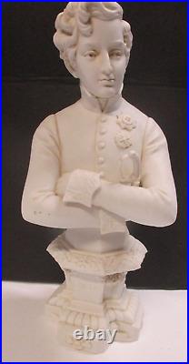 ANTIQUE FRENCH SEVRES PARIAN/BISQUE BUST FIGURINE STATUE L'Aiglon Napoleon II