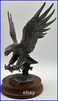 American Eagle Sculpture Frank Gasparro 1982 Limited Edition Chilmark Pewter