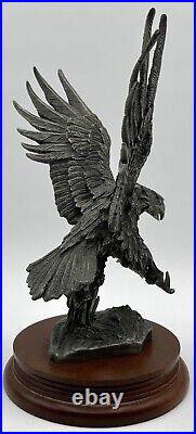 American Eagle Sculpture Frank Gasparro 1982 Limited Edition Chilmark Pewter