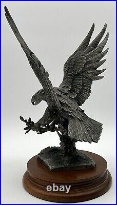 American Eagle Sculpture Frank Gasparro 1982 Limited Edition Chilmark Pewter