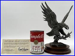 American Eagle Sculpture Frank Gasparro 1982 Limited Edition Chilmark Pewter