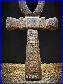 Ancient Egyptian Key of Life, Ankh key, handmade Ankh statuette