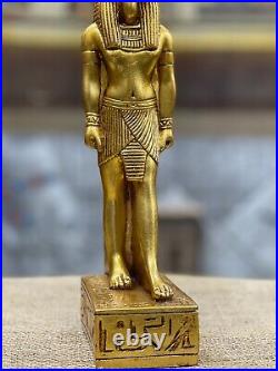 Ancient Egyptian Thoth statue, God of Moon, Egyptian god of wisdom
