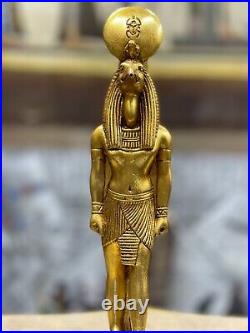 Ancient Egyptian Thoth statue, God of Moon, Egyptian god of wisdom