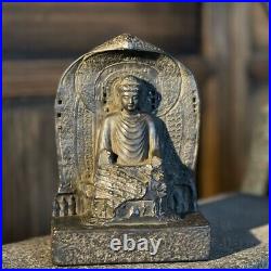 Ancient Style Longmen Grottoes Lushena Buddha Sitting in The Tea Zen Ornaments