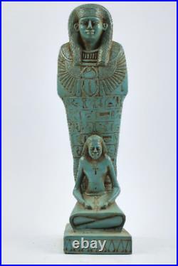 Ancient egyptian USHABTI of HATSHEPSUT made from flame stone