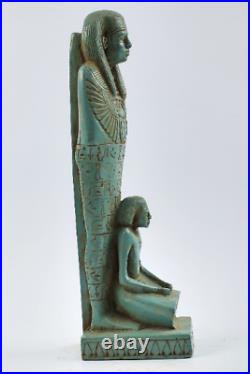 Ancient egyptian USHABTI of HATSHEPSUT made from flame stone