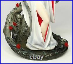 Anne Stokes Life Blood Gothic Female Grim Reaper with Scythe Statue Sculpture