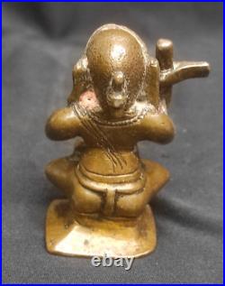 Antique Copper Indian Traditional Hindu Ritual Vaishnava Saints