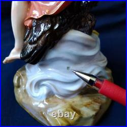 Antique Meissen Figurine #530 Ganymedes Rides An Eagle Dressed As Jupiter