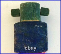 Antique Native American Kachna Doll 4 Tall Hand Carved & Painted Wooden Doll