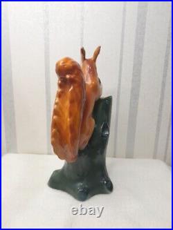 Antique figurine Squirrel. Porcelain. Gorodnitsa 1930