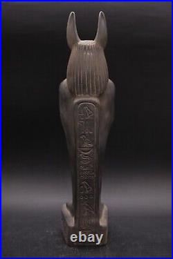 Anubis Egyptian statue of God Anubis standing marble stone made in egypt