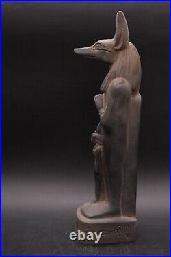 Anubis Egyptian statue of God Anubis standing marble stone made in egypt