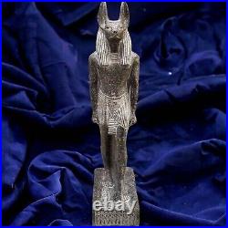 Anubis God Statue Ancient Egyptian Deity Figurine Finest Stone Craftsmanship