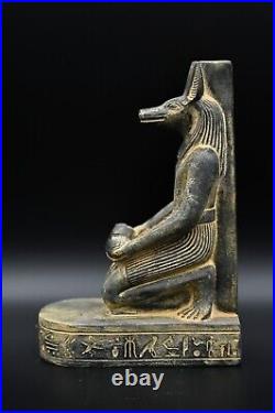 Anubis-Rare Ancient Egyptian Statue Of God Of Death Anubis stone, made in Egypt