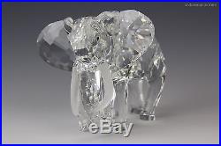 Artist Signed Retired Swarovski Austrian Crystal Elephant SCS Figurine w Box BSL