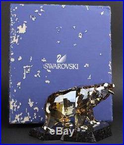 Artist Signed SWAROVSKI Soulmates Bear Colored Austrian Crystal Figurine NR SWR