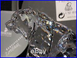 Artist Signed Swarovski Crystal GRIZZLY BEAR Item # 7637 NR 000 006 / 243 880