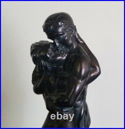 Austin Sculpture CARESS II By S Romo 1993 12 Inch Hard to Find